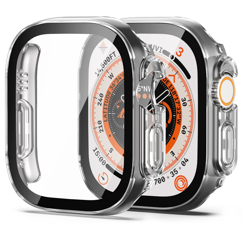 Smartwatch Luxury Watches - แก้ว + กรณีสําหรับ Apple Watch Ultra