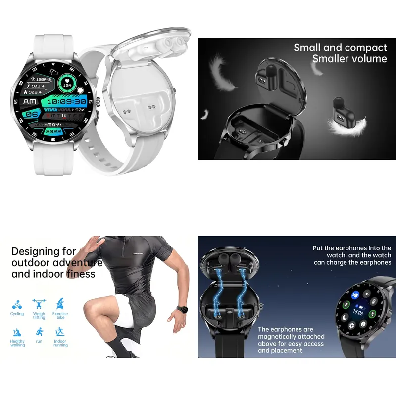 Watch Smartwatch - สมาร์ทวอทช์ OEM Amoled 1.43 นิ้ว พร้อมหูฟังไร้สายบลูทูธ