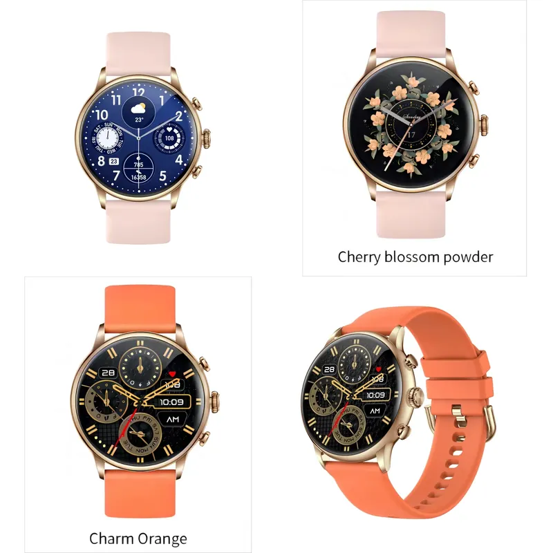 Watch Smartwatch - นาฬิกาข้อมืออัจฉริยะสำหรับผู้หญิง H26 แฟชั่นดิจิตอลหน้าจอสัมผัสระบบแอนดรอยด์ สำหรับเล่นกีฬา กันน้ำ IP67