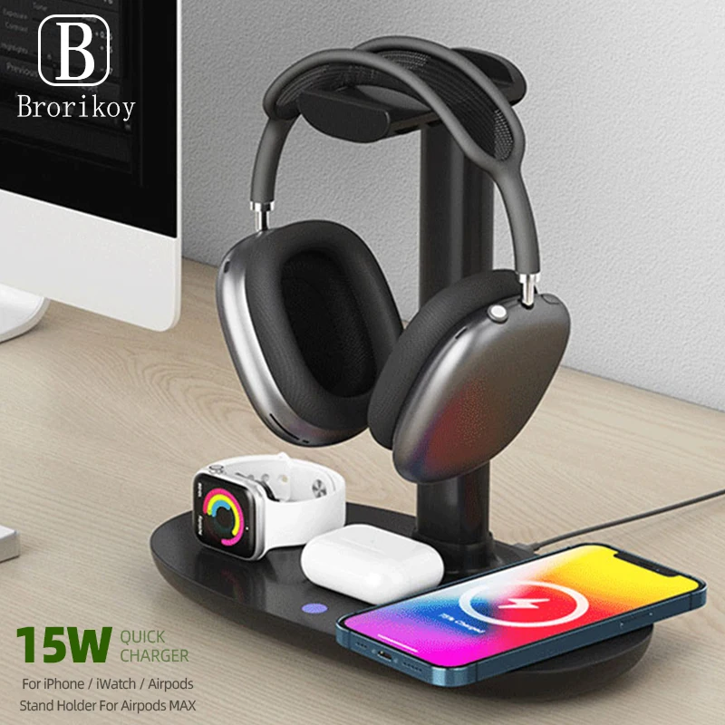 Watch Xs8 - แท่นชาร์จไร้สาย 4 in 1 กำลังไฟ 15W