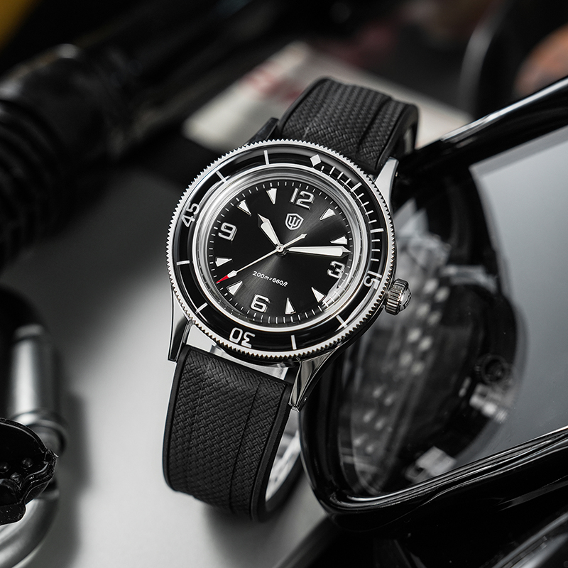 Smartwatch Luxury Watches - วอทช์ไดวิส WD50Q นาฬิกาผู้ชาย VH31 ควอตซ์เคลือบคริสตัลแซฟไฟร์นาฬิกาหรู BGW9