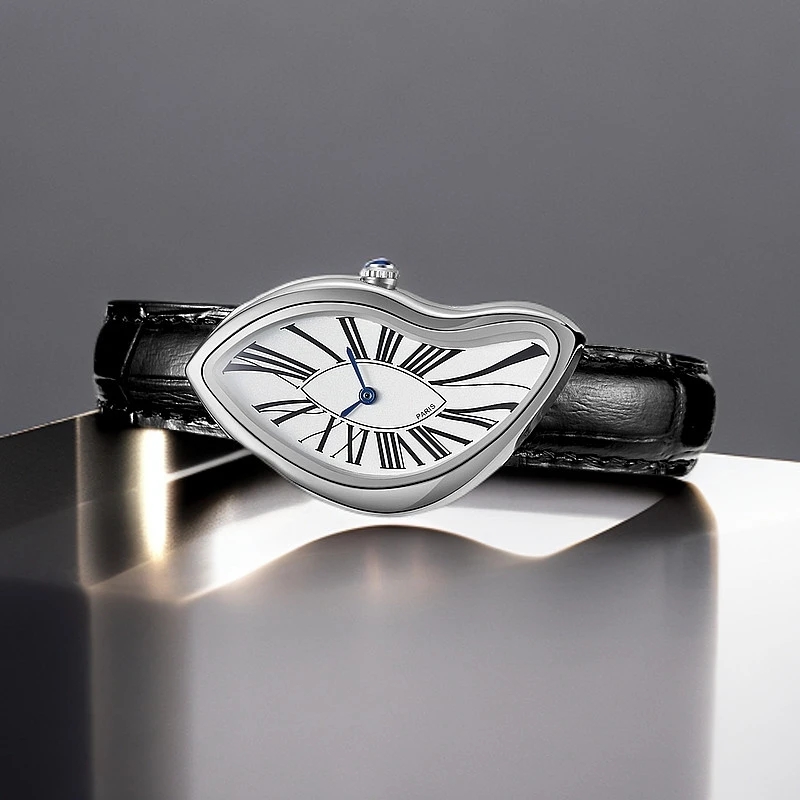 Smartwatch Luxury Watches - หรูหราควอตซ์นาฬิกาผู้ชาย Retro Cash Creative Melting Twisted