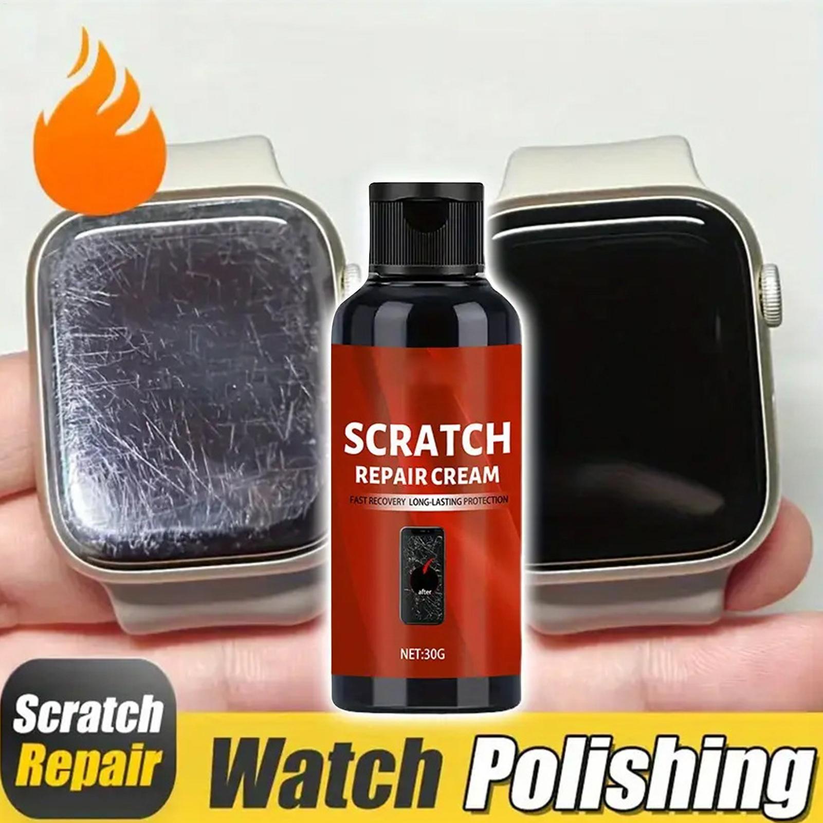 Watch Tool Repair Kit - ครีมขัดและลบรอยขีดข่วนบนกระจก ชุดซ่อมด่วนสำหรับหน้าจอโทรศัพท์ นาฬิกา แล็ปท็อป หน้าจอสัมผัส แว่นกันแดด