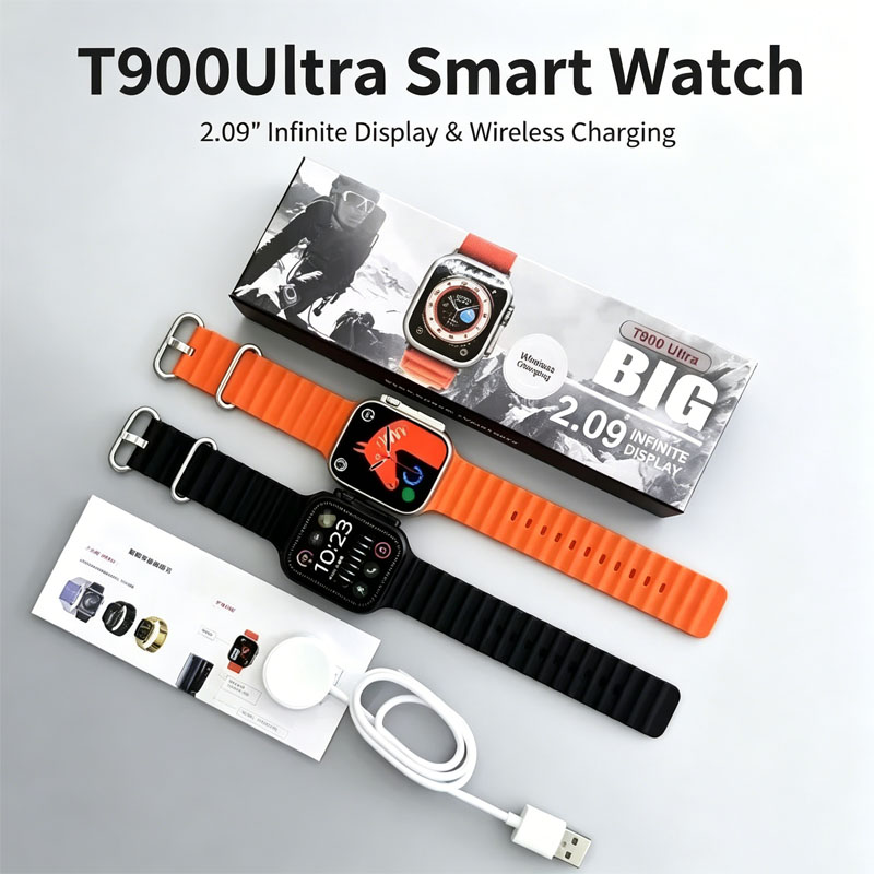 Watch Iwo - นาฬิกาอัจฉริยะ T900 Ultra สำหรับผู้ชายและผู้หญิง ขนาด 49
