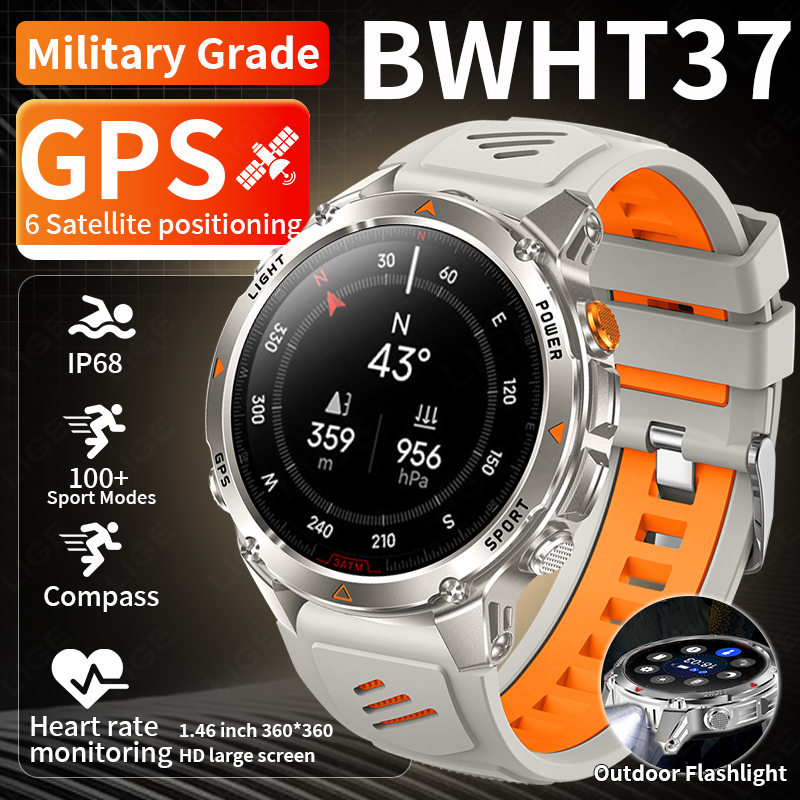 Watch Smartwatch - นาฬิกาสมาร์ทวอทช์ LIGE รุ่นทนทาน พร้อม GPS ติดตามตำแหน่ง
