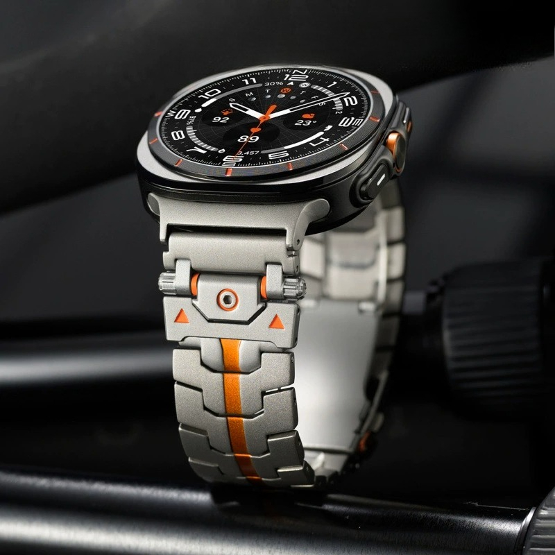 Titan Watches Smartwatch - สายนาฬิกาโลหะสแตนเลสไทเทเนียมใหม่ สำหรับ Samsung Galaxy Watch 8