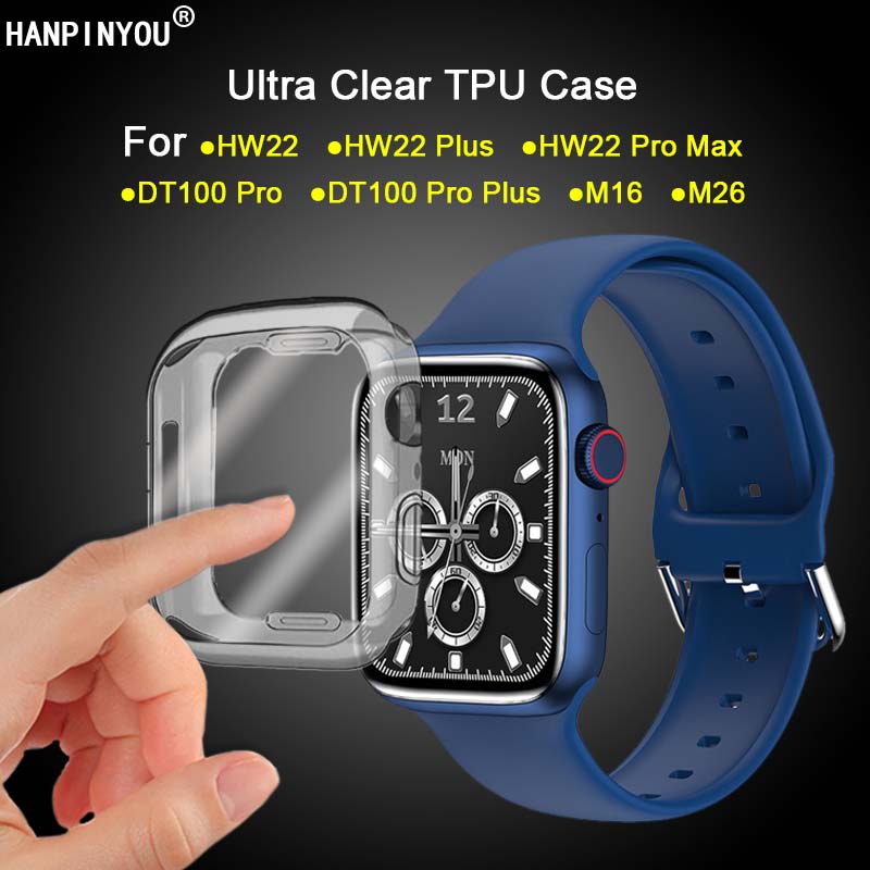 Watch Iwo - ฝาครอบ Clear ซิลิโคน TPU กรณี IWO