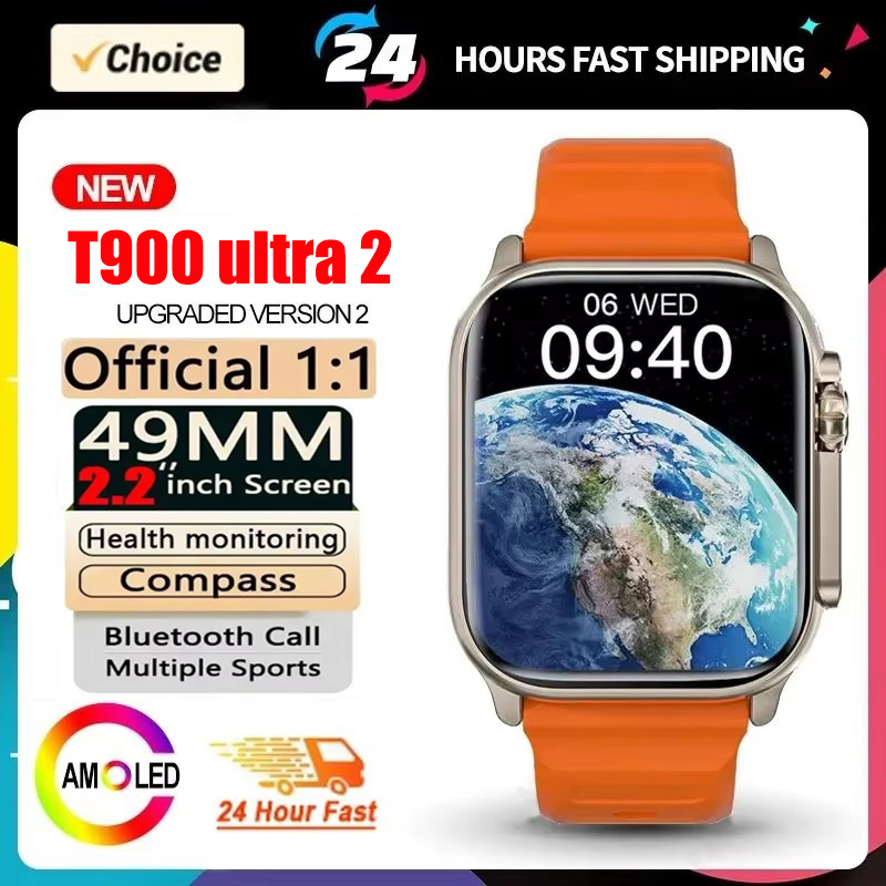 Watch Iwo - 2026 T900 อัลตร้า 2 สมาร์ทวอทช์ผู้ชาย 49