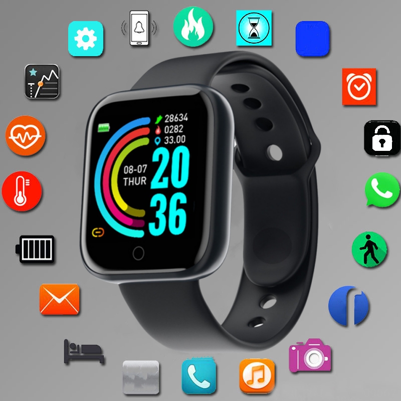 Watch Iwo - สมาร์ทวอท์ชกีฬาผู้ชายฟิตเนสการตรวจสอบผู้หญิงSmartwatchการเชื่อมต่อบลูทูธข้อความเตือนสุขภาพ 116PlusนาฬิกาD13 สร้อยข้อมือ