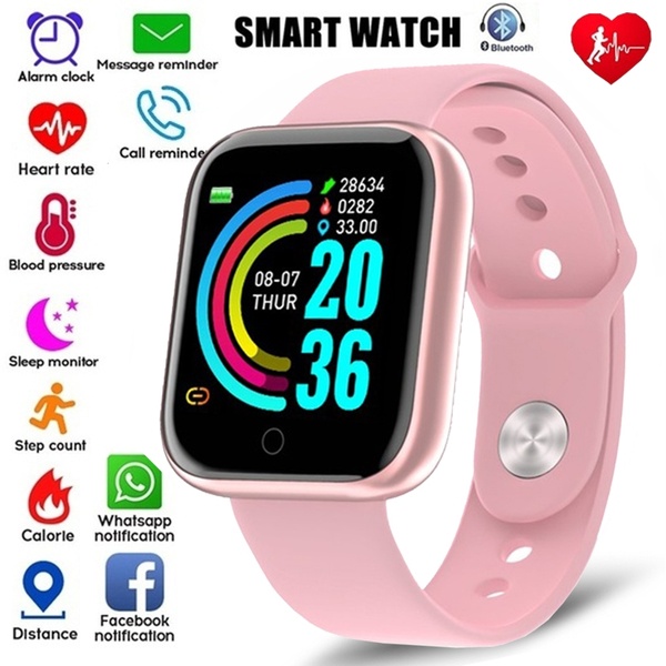 D20สมาร์ทวอท์ชกันน้ำสายรัดข้อม - Watch Iwo บทวิจารณ์และราคา