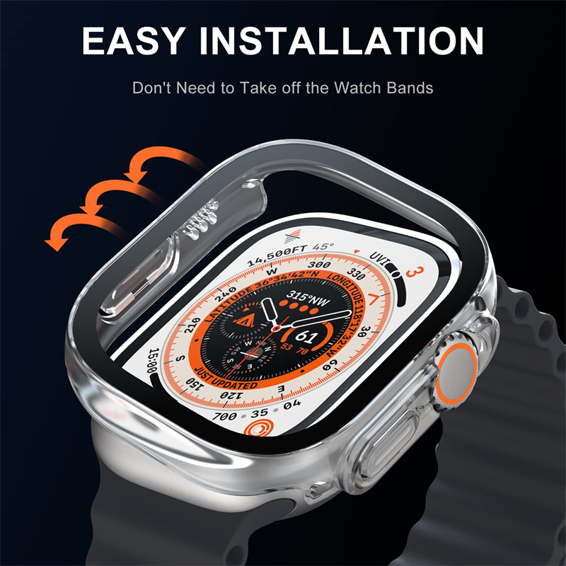 แก้ว + กรณีสําหรับ Apple Watch - Smartwatch Luxury Watches บทวิจารณ์และราคา