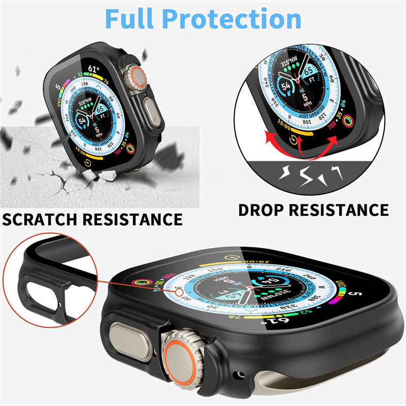แก้ว + กรณีสําหรับ Apple Watch - Smartwatch Luxury Watches บทวิจารณ์และราคา