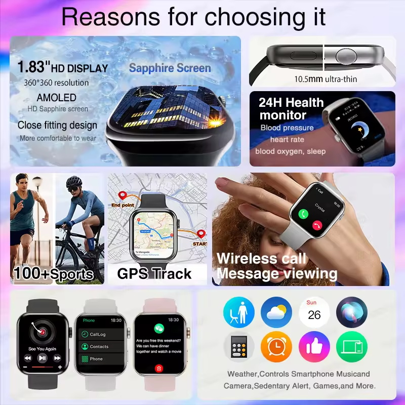 เวอร์ชันสากลแฟชั่นนาฬิกาใหม่ซี - Smartwatch New Watches 2025 บทวิจารณ์และราคา
