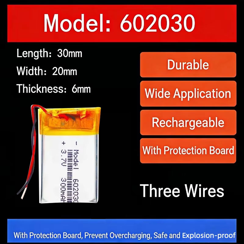 3.7V 300mAh 602030 แบตเตอรี่ลิ - Watch Smartwatch บทวิจารณ์และราคา