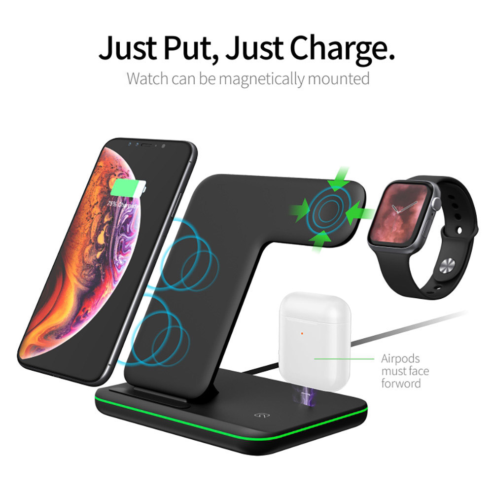 15W Fast Qi Wireless Charger ส - Watch Xs8 บทวิจารณ์และราคา