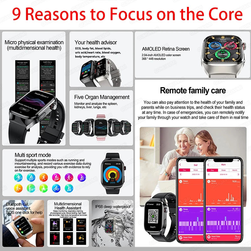 สมาร์ทวอทช์ความแม่นยำสูงรุ่นให - Smartwatch New Watches 2025 บทวิจารณ์และราคา