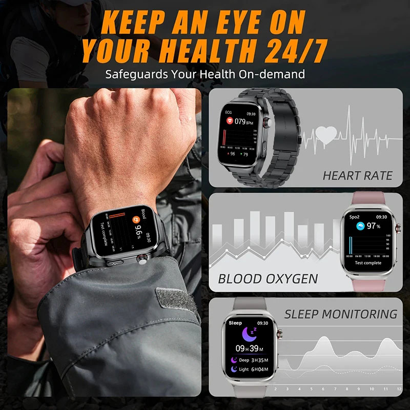 สมาร์ทวอทช์ความแม่นยำสูงรุ่นให - Smartwatch New Watches 2025 บทวิจารณ์และราคา