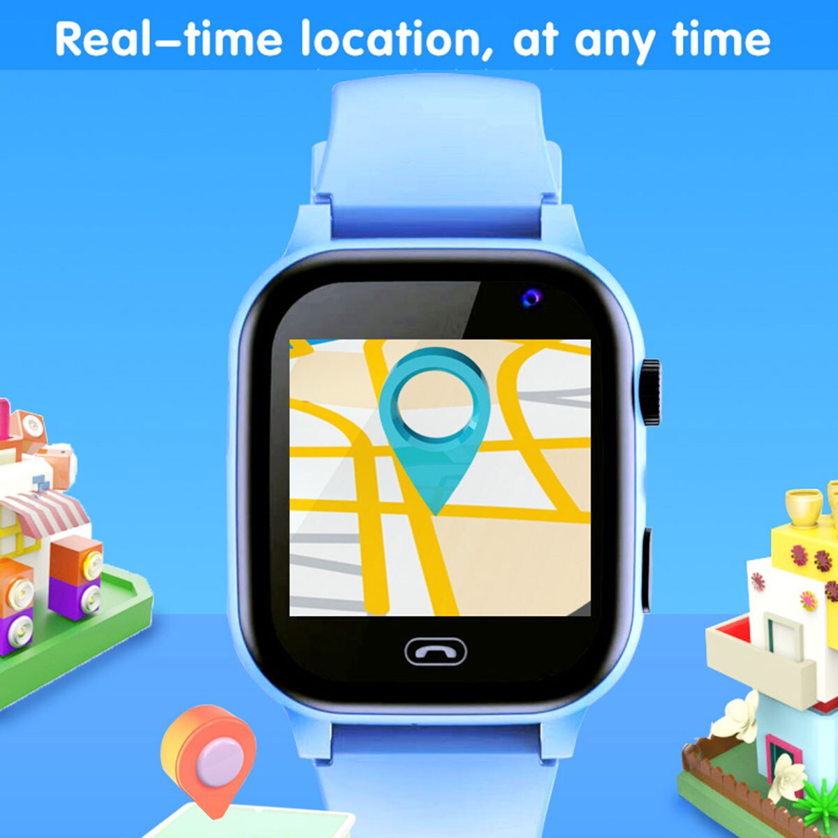 สมาร์ทวอท์ชสำหรับเด็ก SOS Call - Smartwatch Watches Gift For Boys บทวิจารณ์และราคา