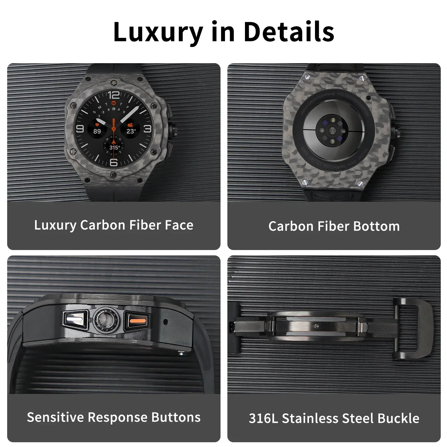 หรูหราชุดปรับเปลี่ยนสําหรับ Sa - Smartwatch Luxury Watches บทวิจารณ์และราคา