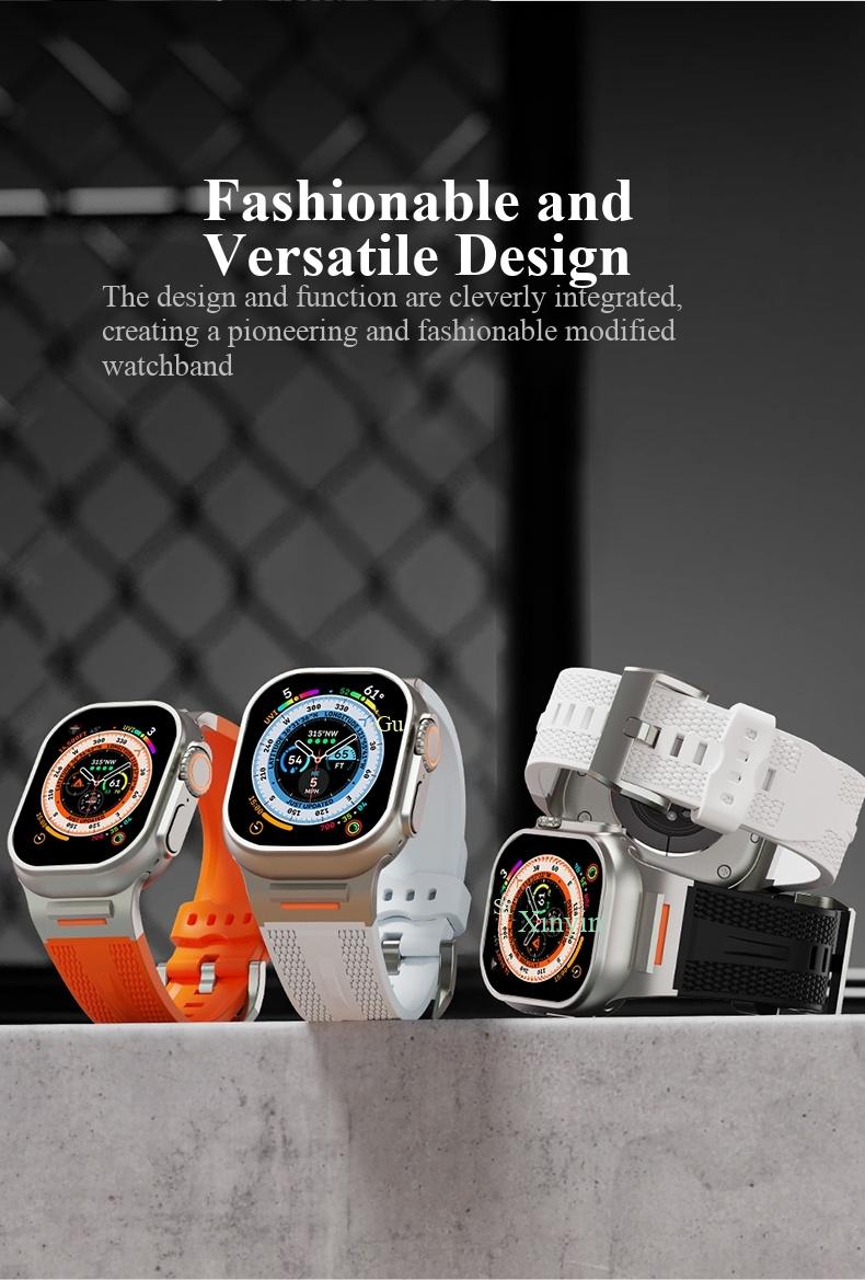 สายนาฬิกาข้อมือซิลิโคนสแตนเลสส - Watch Iwo บทวิจารณ์และราคา
