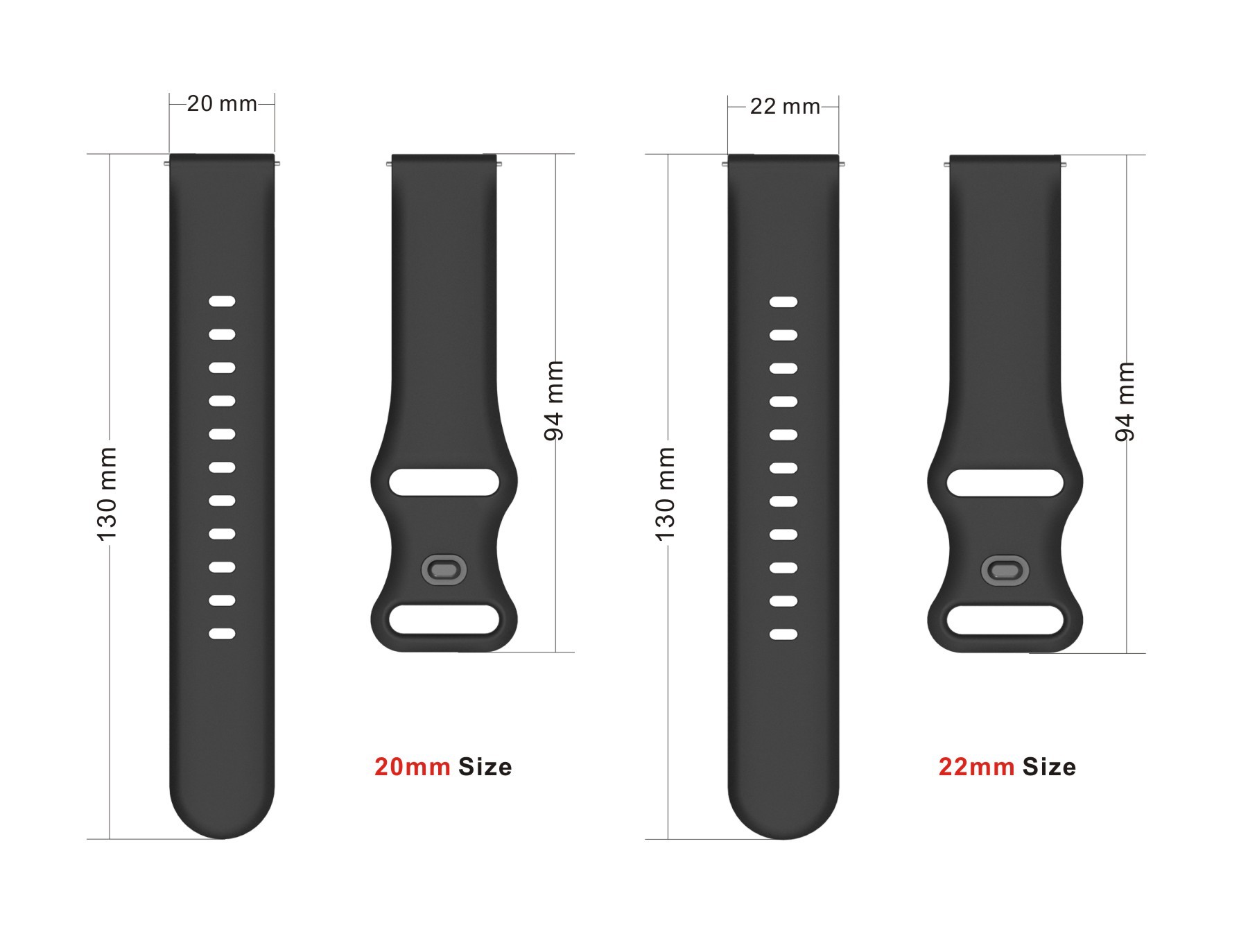 20 มม.22 มม.สายรัดข้อมือซิลิโค - Titan Watches Smartwatch บทวิจารณ์และราคา