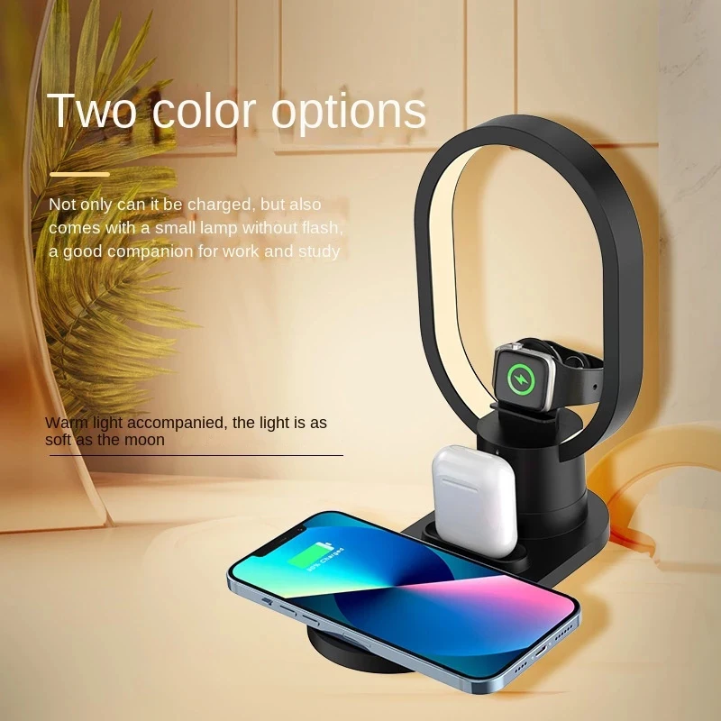4in1 Night Light Wireless Char - Watch Xs8 บทวิจารณ์และราคา