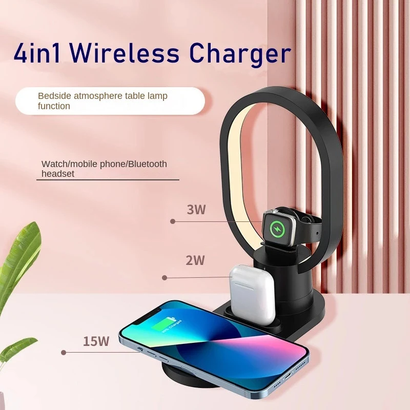 4in1 Night Light Wireless Char - Watch Xs8 บทวิจารณ์และราคา