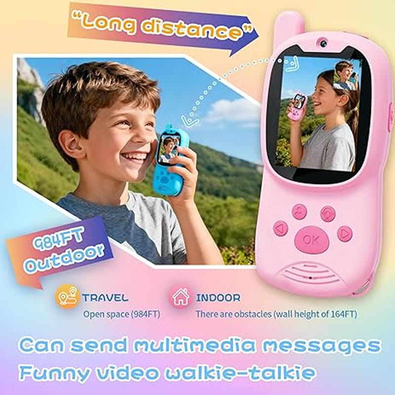 วอล์คกี้ทอล์คกี้น่ารัก 2 ชิ้น  - Smartwatch Watches Gift For Boys บทวิจารณ์และราคา