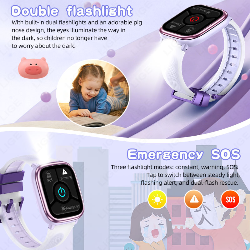 LIGE 2026 นาฬิกาอัจฉริยะสำหรับ - Smartwatch Watches Gift For Boys บทวิจารณ์และราคา