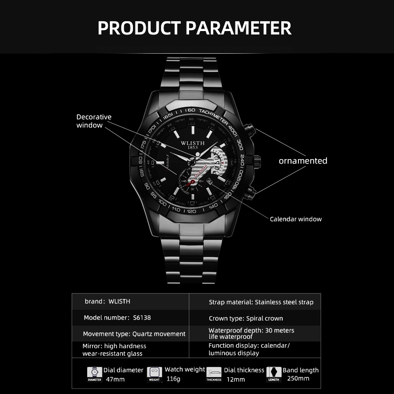 แบรนด์หรูนาฬิกาผู้ชายกันน้ำส่อ - Smartwatch Luxury Watches บทวิจารณ์และราคา