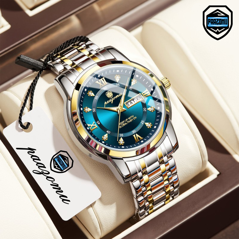 PAAZOMU นาฬิกาผู้ชายผู้หญิงเพช - Smartwatch Luxury Watches บทวิจารณ์และราคา