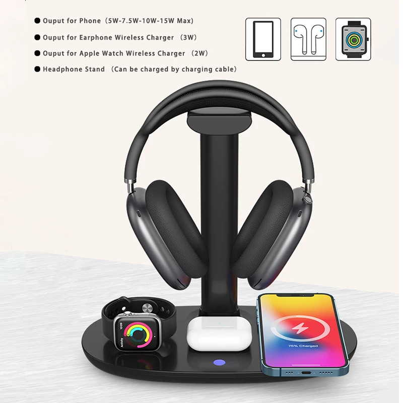 แท่นชาร์จไร้สาย 4 in 1 กำลังไฟ - Watch Xs8 บทวิจารณ์และราคา