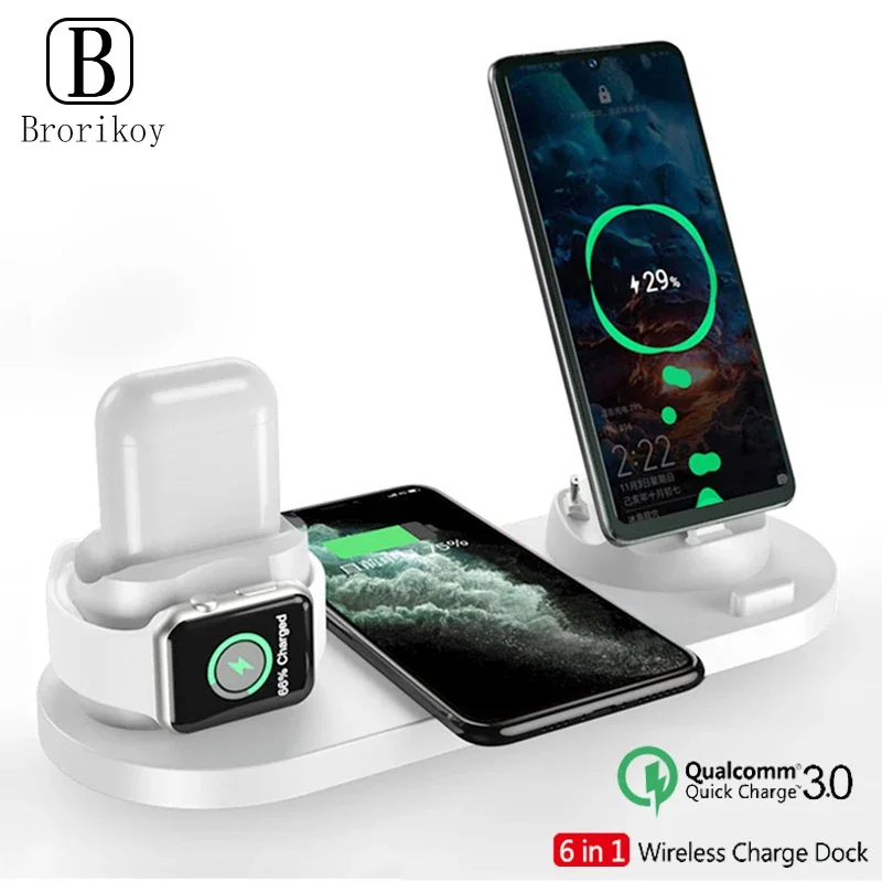 เครื่องชาร์จไร้สายแบบเร็ว 6 in - Watch Xs8 บทวิจารณ์และราคา