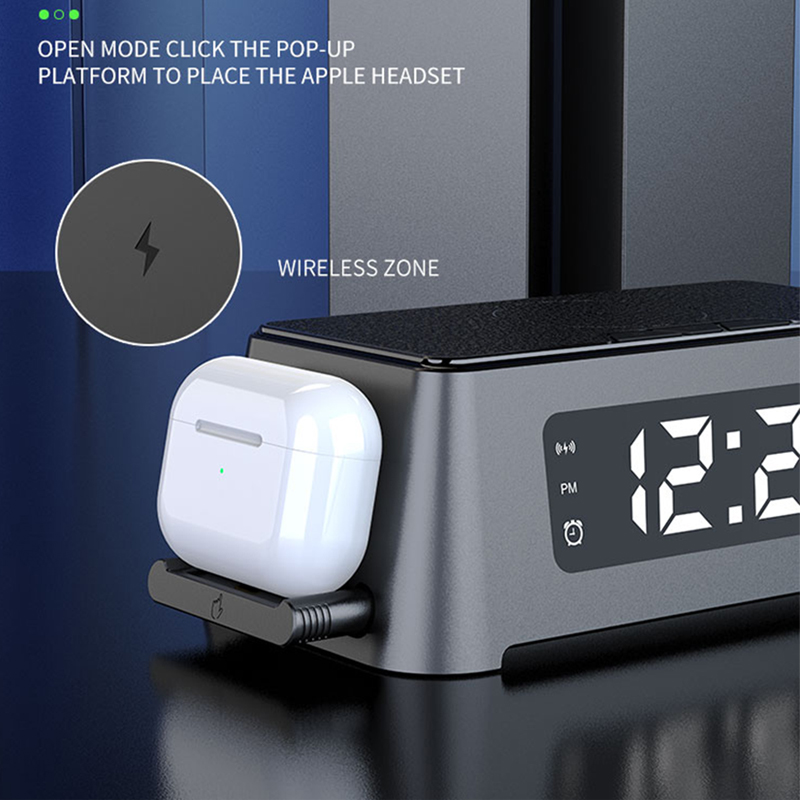 แท่นชาร์จไร้สายแบบนาฬิกาปลุก 1 - Watch Xs8 บทวิจารณ์และราคา
