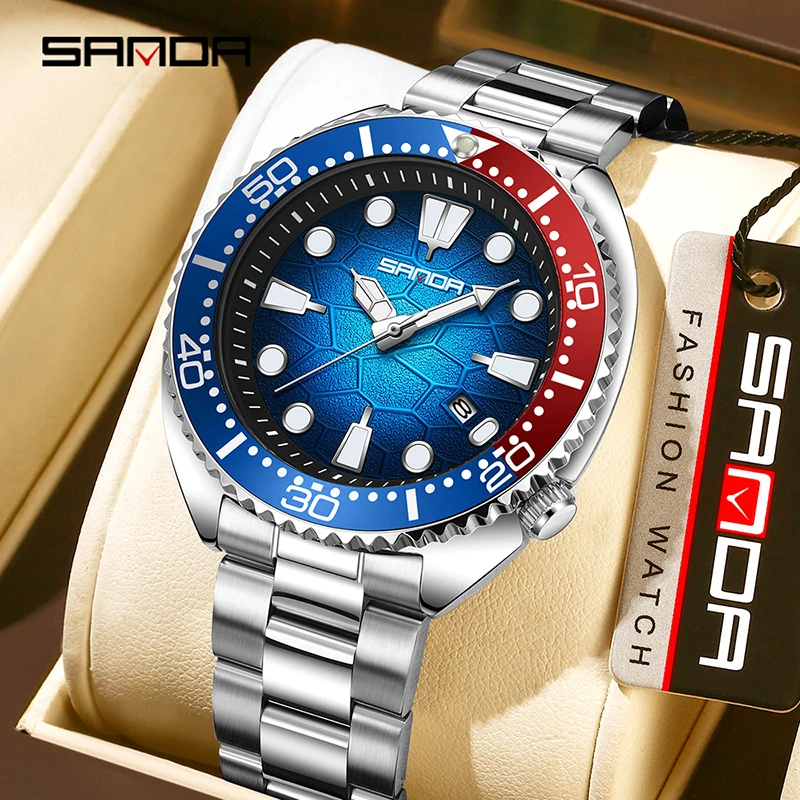 SANDA หรูหราแฟชั่นผู้ชายนาฬิกา - Smartwatch Luxury Watches บทวิจารณ์และราคา