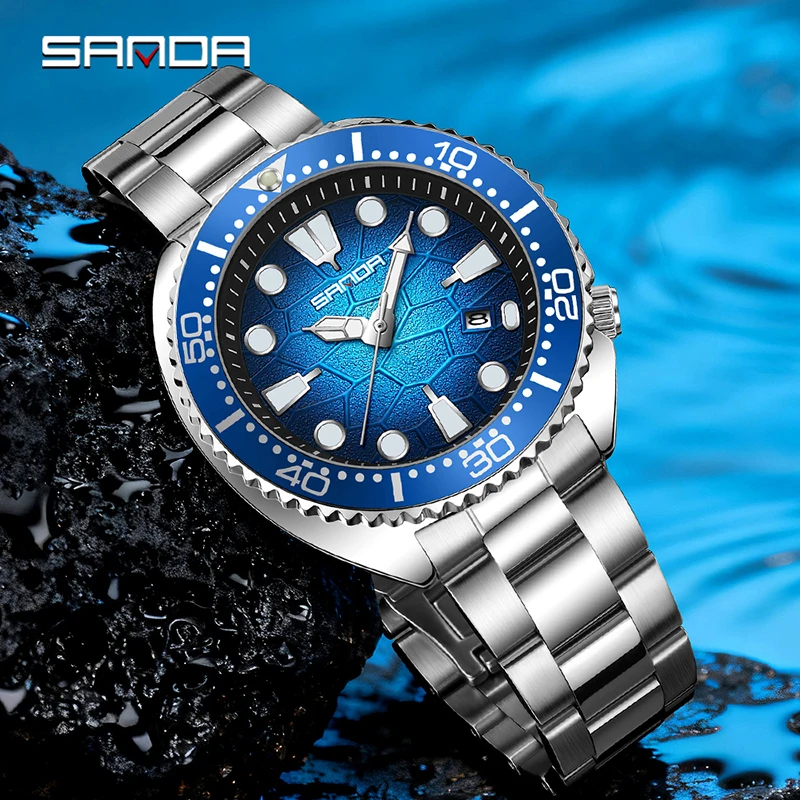 SANDA หรูหราแฟชั่นผู้ชายนาฬิกา - Smartwatch Luxury Watches บทวิจารณ์และราคา