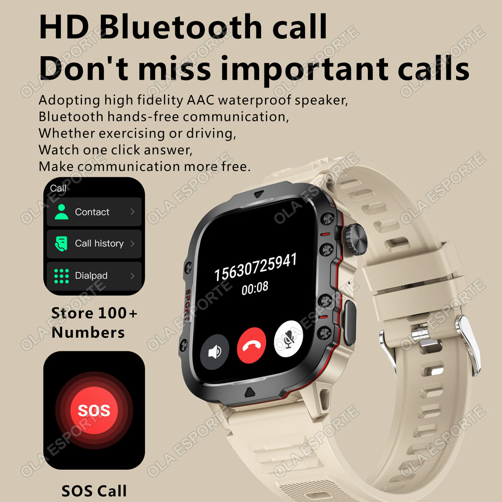2025 ใหม่ทหารสมาร์ทนาฬิกาผู้ชา - Watch Iwo บทวิจารณ์และราคา
