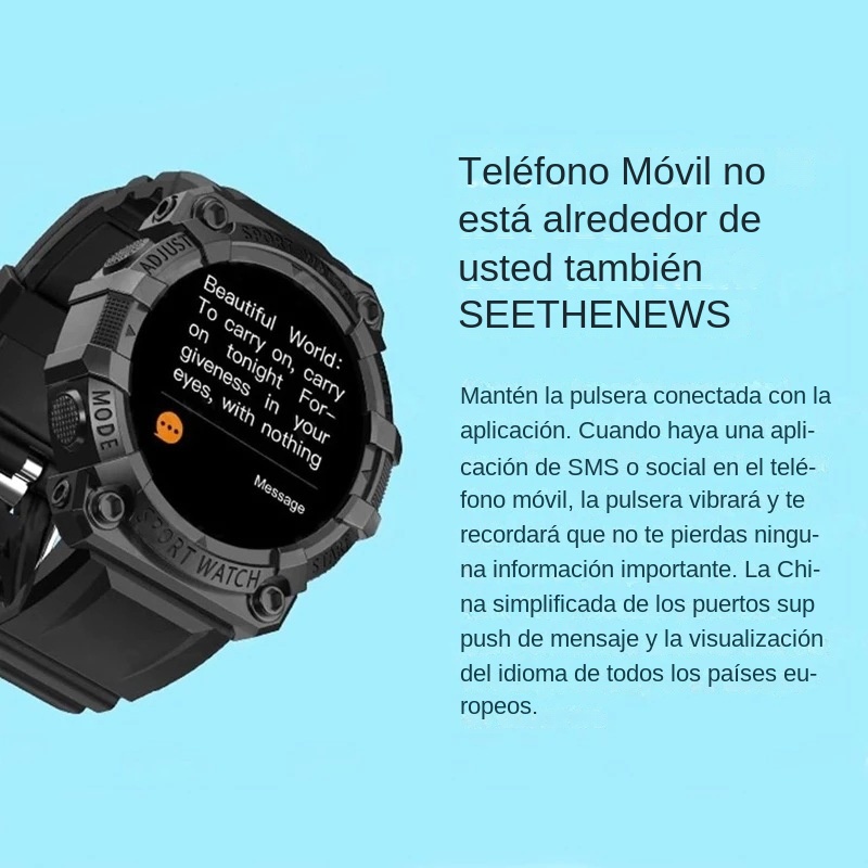 สมาร์ทนาฬิกาผู้ชายกีฬากลางแจ้ง - Watch Smart Y56 บทวิจารณ์และราคา