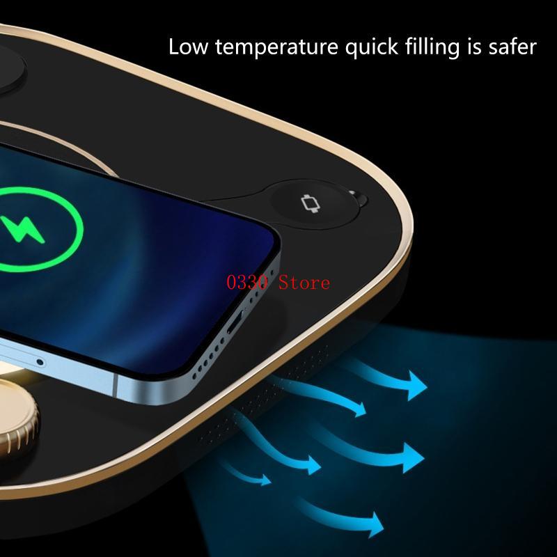15W Fast Wireless 3 in 1 Qi สถ - Watch Xs8 บทวิจารณ์และราคา