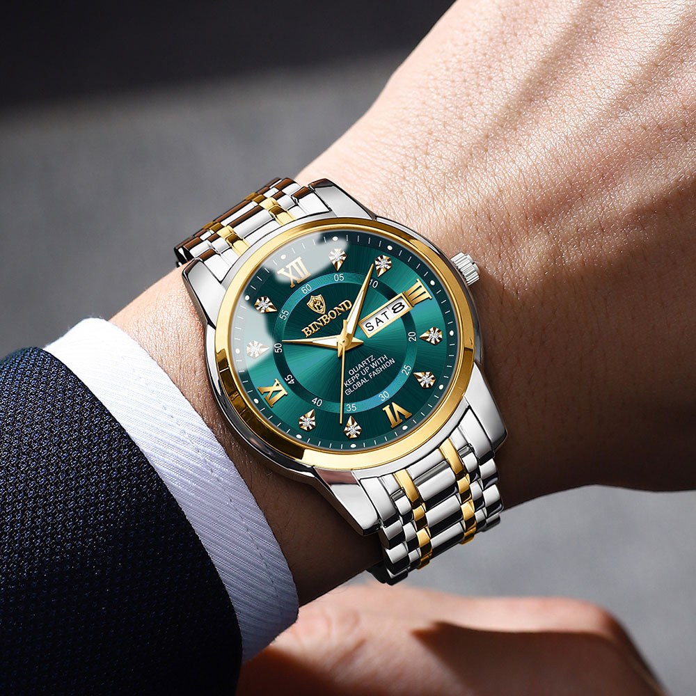 BINBOND แบรนด์ดั้งเดิม นาฬิกาข - Smartwatch Luxury Watches บทวิจารณ์และราคา