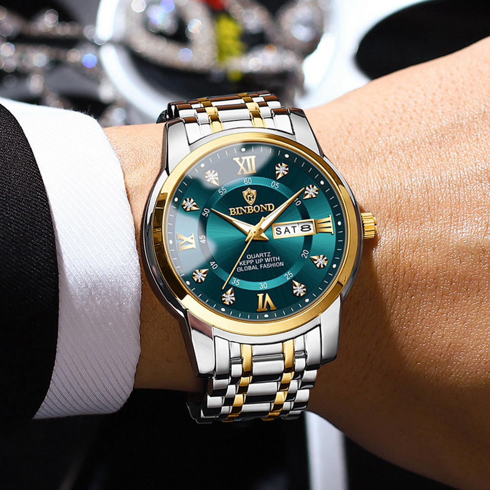 BINBOND แบรนด์ดั้งเดิม นาฬิกาข - Smartwatch Luxury Watches บทวิจารณ์และราคา