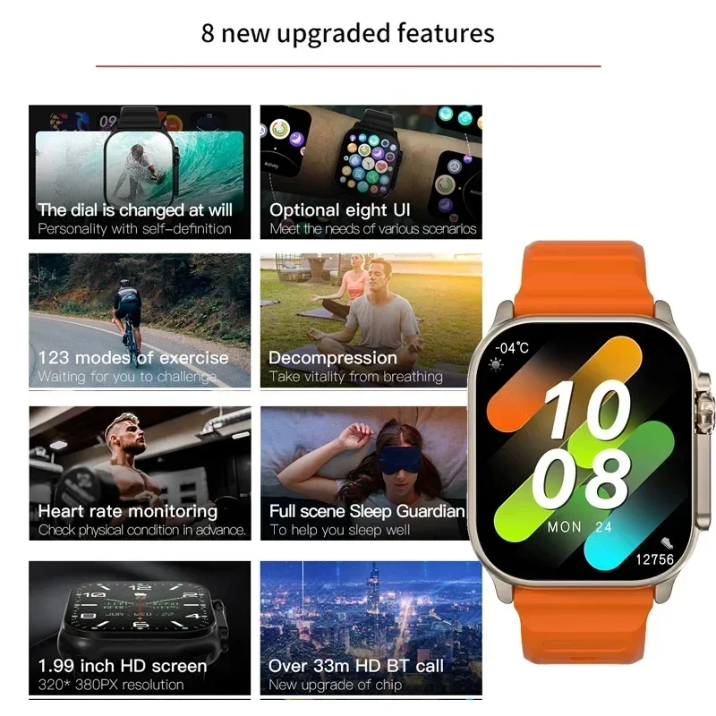 นาฬิกาอัจฉริยะ T800 Ultra ของแ - Watch Iwo บทวิจารณ์และราคา