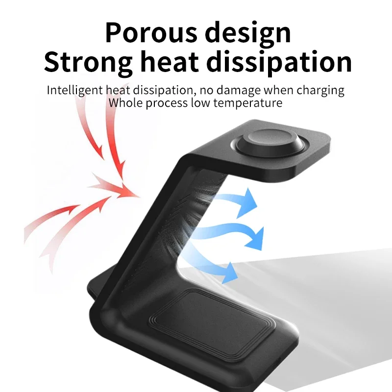 30W 3 In 1 Wireless Charger แท - Watch Xs8 บทวิจารณ์และราคา