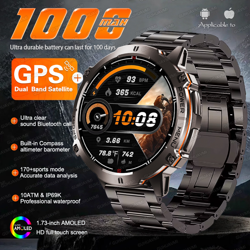 นาฬิกาสมาร์ทวอทช์ NEW TANK X3  - Smartwatch New Watches 2025 บทวิจารณ์และราคา