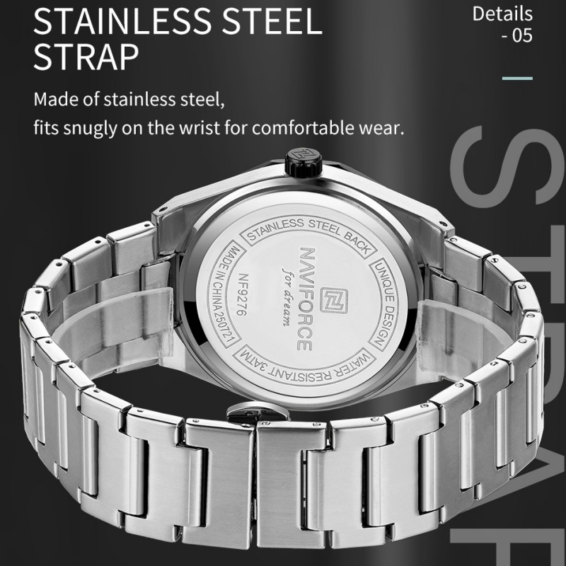 NAVIFORCE นาฬิกาสปอร์ตทหารสำหร - Smartwatch Luxury Watches บทวิจารณ์และราคา