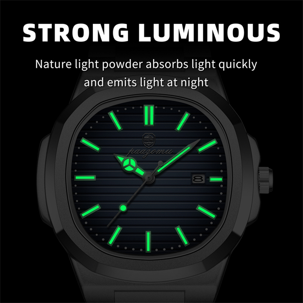 PAAZOMU ธุรกิจผู้ชายนาฬิกาสแคว - Smartwatch Luxury Watches บทวิจารณ์และราคา
