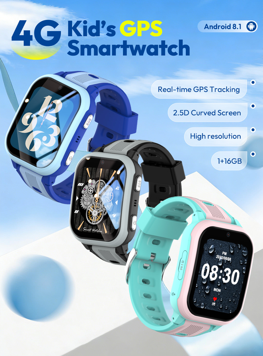 KT41 สมาร์ทวอทช์ - นาฬิกาโทรศั - Smartwatch Watches Gift For Boys บทวิจารณ์และราคา