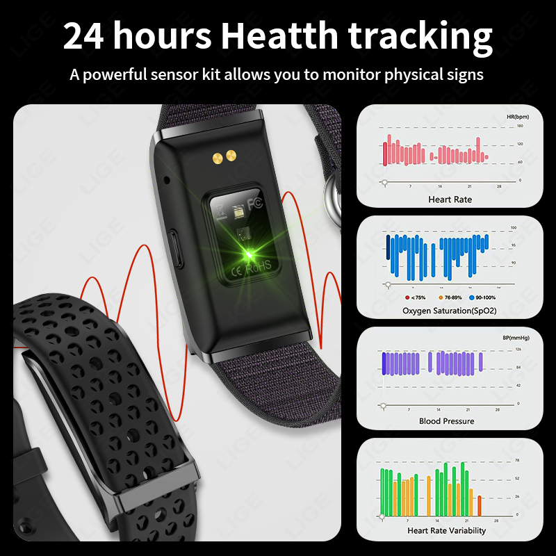 LIGE 100+ สมาร์ทแบนด์ติดตามการ - Watch Smartwatch บทวิจารณ์และราคา