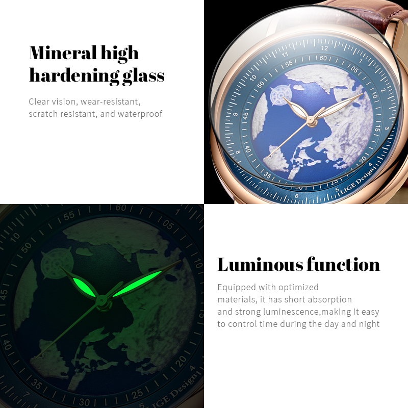 นาฬิกาข้อมือผู้ชาย LIGE 2026 แ - Smartwatch Luxury Watches บทวิจารณ์และราคา